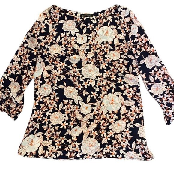 BANANA Republic Floral Blouse Size Small - Picture 1 of 5